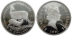 ОСТРОВА КУКА - 50 долларов 1991 года "КОСУЛЯ", серия: "Вымирающие виды" (СЕРЕБРО)